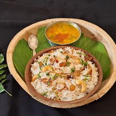 A picture of Kerala style Nei choru (One pot meal ghee Rice).