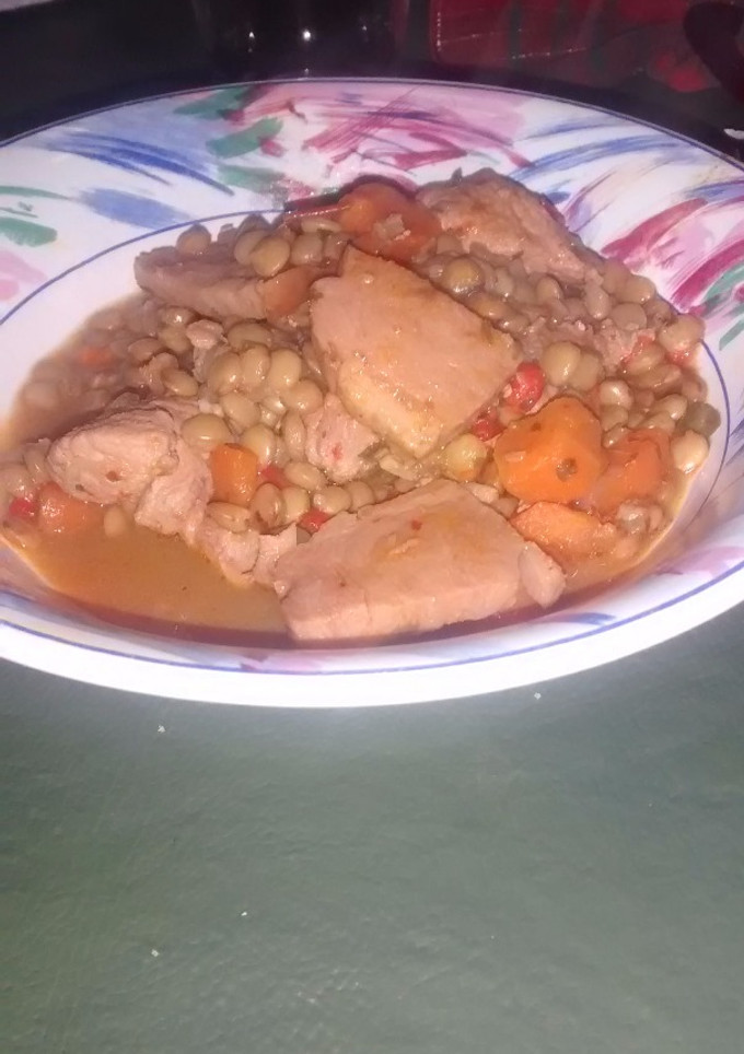 Una foto de Guiso de lentejas