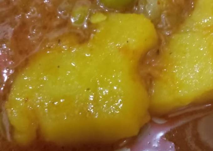 Recipe of Mario Batali Aloo Matar ki sabzi