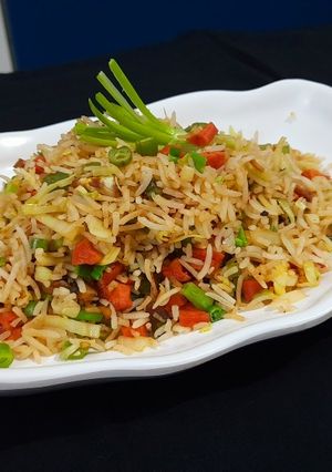 A picture of Vegatable Fried Rice.