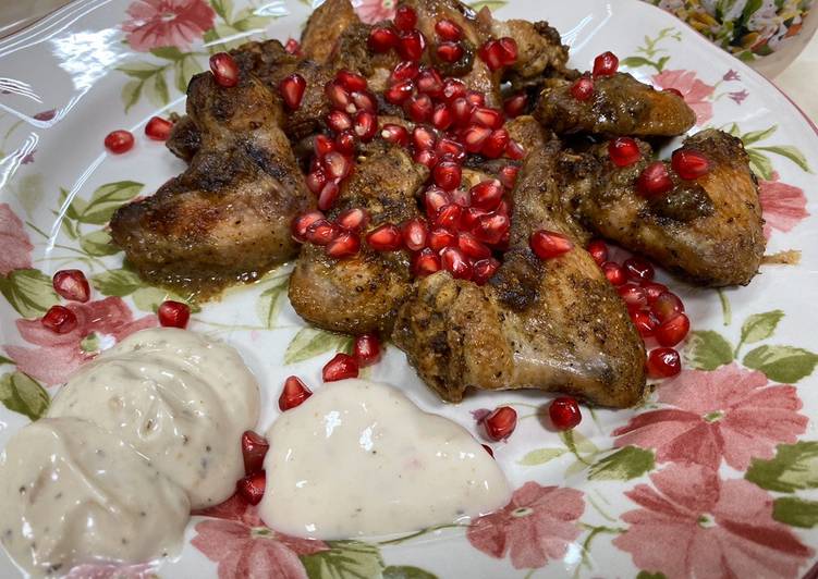 اجنحة دجاج سهله كيتو