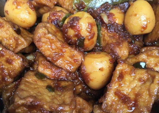 Resep Tahu Telur Puyuh Pedas Manis Oleh Kt Devi Jayanti Cookpad