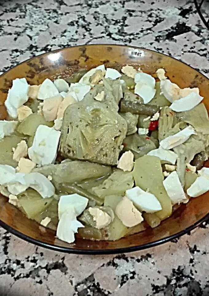 Una foto de Alcachofas guisadas