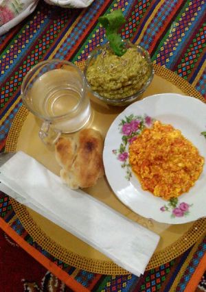 عکسی از دستور املت و کشک بادمجان 😋😋