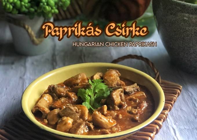 Resep Paprikás Csirke (Chicken Paprikash) 🇭🇺, Enak Banget