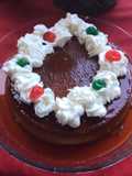 Pudín de roscón de Reyes