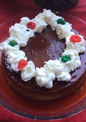 Una foto de Pudín de roscón de Reyes