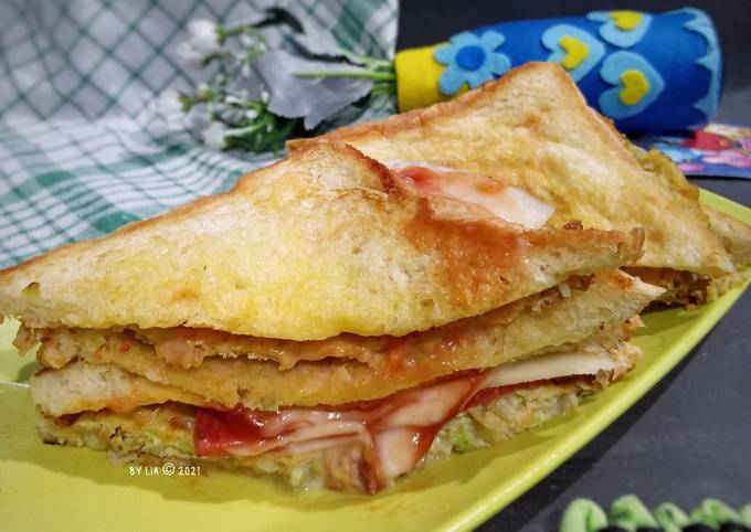 Cara Buat Halmeoni Toast Simpel