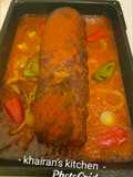Egg and vegetable beef roll up