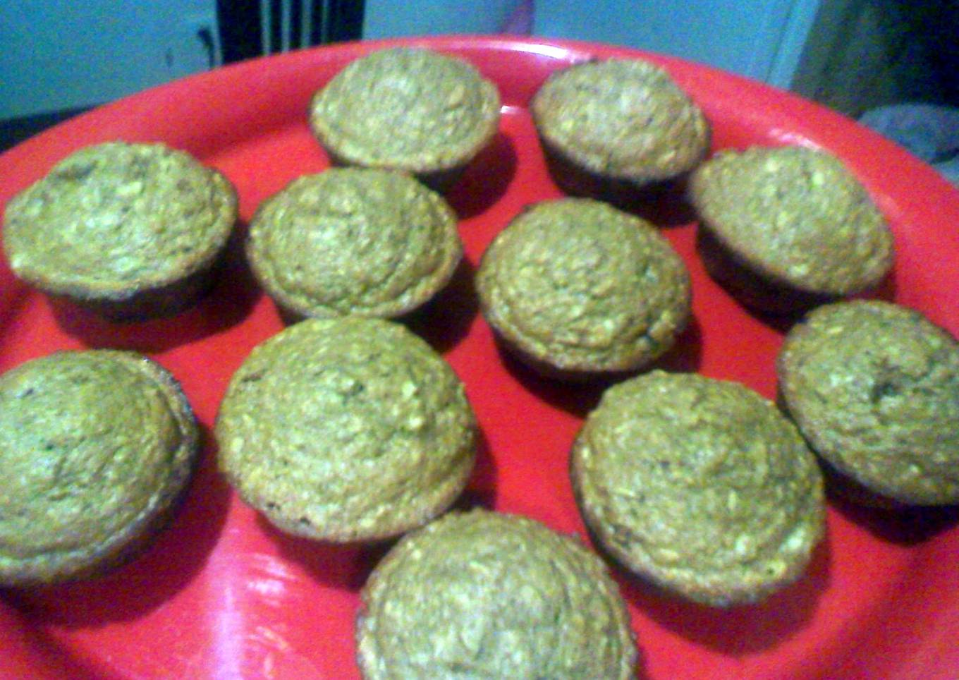Whole Wheat Banana Date Oatmeal Muffin
