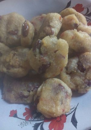 Foto resep Ondol singkong kacang merah gurih