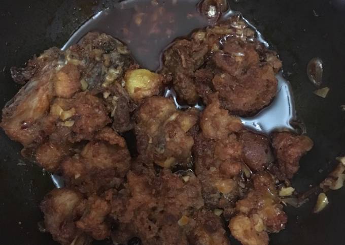 Ayam fillet tepung bumbu samyang pedas 2x