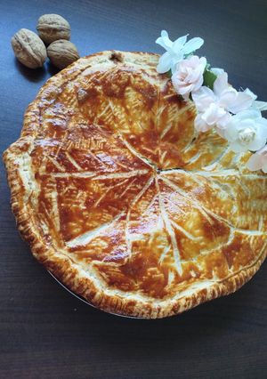 Une photo de Galette des rois poire chocolat