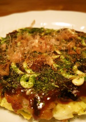 A picture of Our Go-To Okonomiyaki.