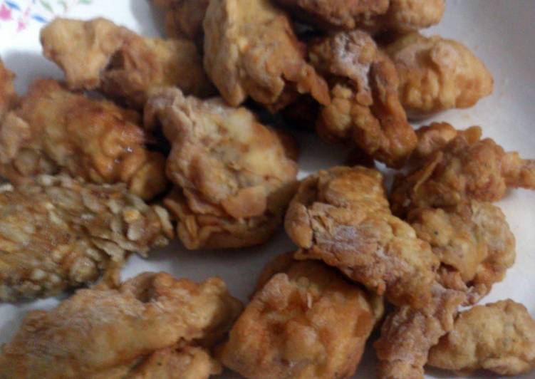 Step-by-Step Guide to Prepare Speedy crispy boneless chicken fried