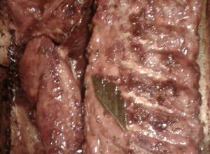 Una foto de Costillas de cerdo BBQ