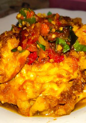 Foto resep Sambel Telur Dadar