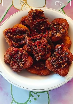 Foto resep Nugget ayam sambal geprek