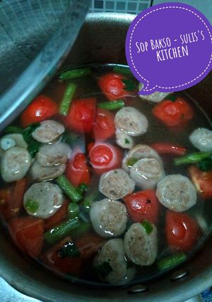 Foto resep Sop Bakso #BikinRamadanBerkesan