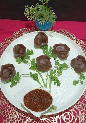 A picture of Healthy Starters Ragi Vegetable Momo.