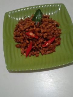 Foto resep Balado tempe teri kacang