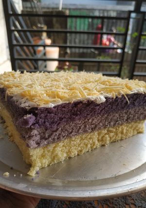 Foto resep Bolu lapis talas kukus