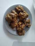 Galletas de polvo de cacahuete, y chocolate