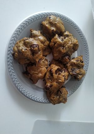 Una foto de Galletas de polvo de cacahuete, y chocolate