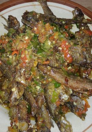 Foto resep Sambel baung cabe ijo pedes manis