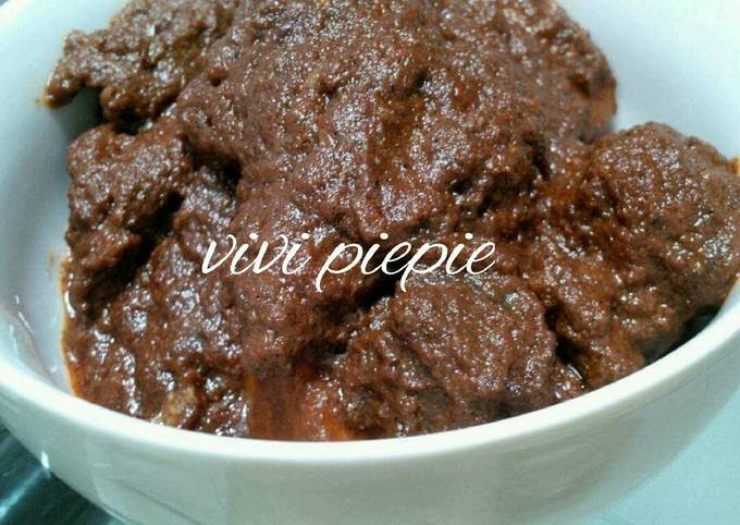 Resep Rendang daging sapi Anti Gagal