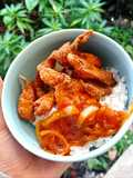 Tender Chicken Strip with Barbeque Sauce