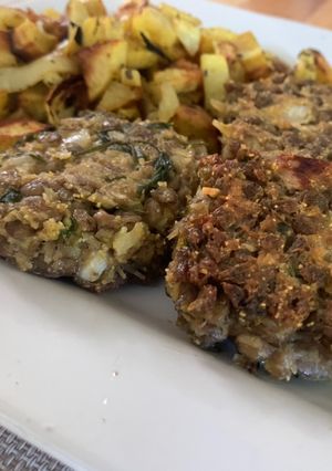 Una foto de Hamburguesas de lentejas