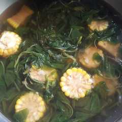 รูปของ Sayur Bayam & Jagung Tanpa Msg, Praktiisss bangetttsss 😘