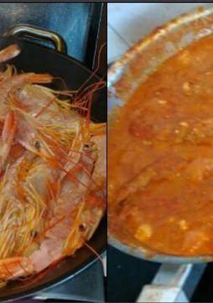 Φωτογραφία της συνταγής Γαρίδες σαγανάκι!!!