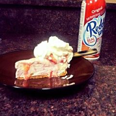 A picture of Strawberry Ice cream Cheesecake.