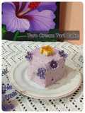 Taro Cream Tart Cake (No Oven)