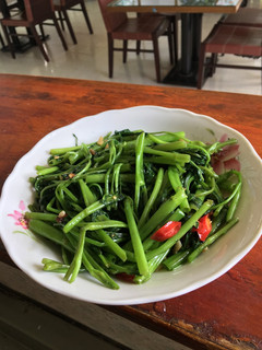 快炒-炒空心菜【5分鐘】【臺式】【家常菜】 的食譜成品照片