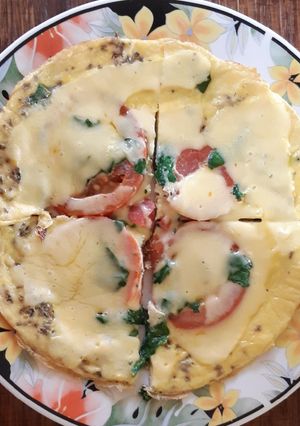 Una foto de Pizza de huevo