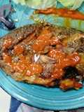 Mojarra frita (con ajo)