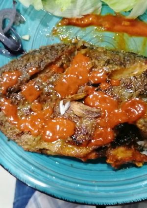 Una foto de Mojarra frita (con ajo)