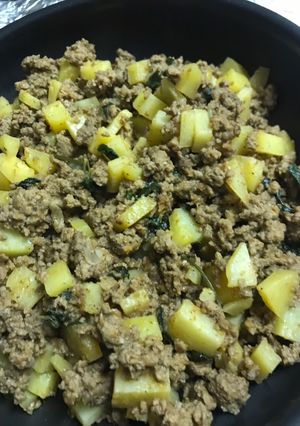 Una foto de Carne molida con papas