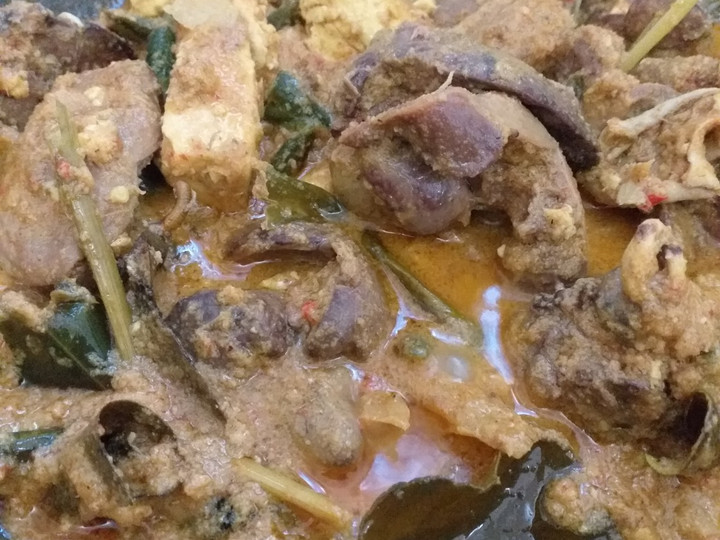 Resep Rendang ati ampela tahu, Sempurna