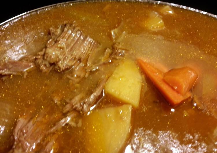 Simple Way to Prepare Quick Pot roast (crockpot)