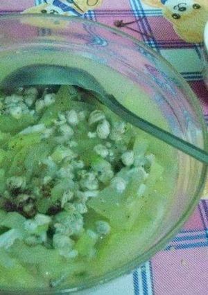 Hình của món Canh bí ngòi xào hến.