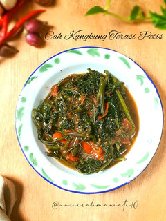 Foto resep Cah Kangkung Terasi Petis