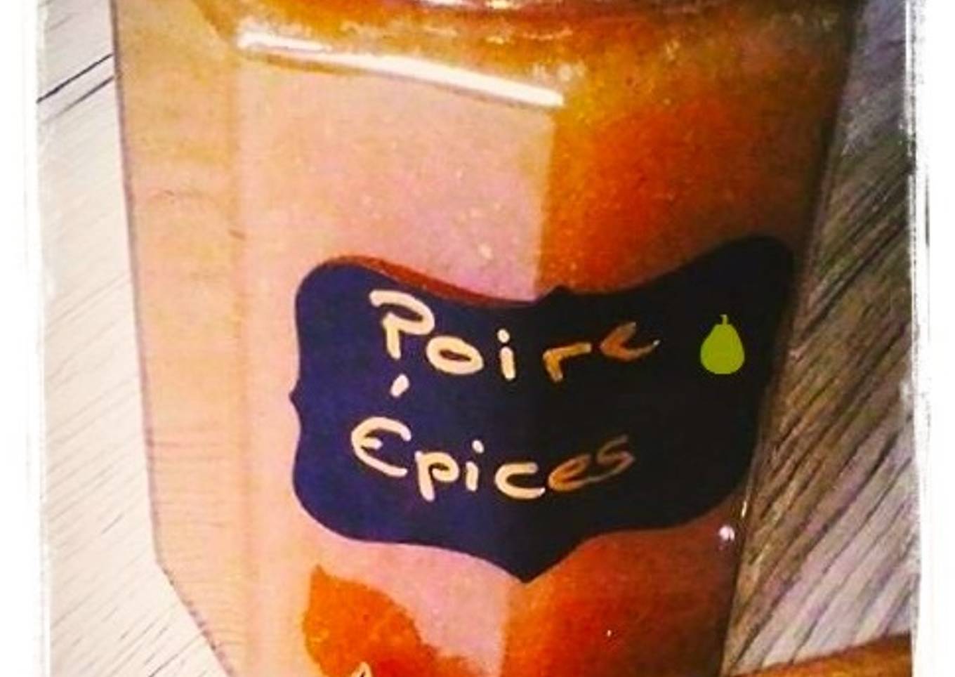 Confiture Poire - Epices