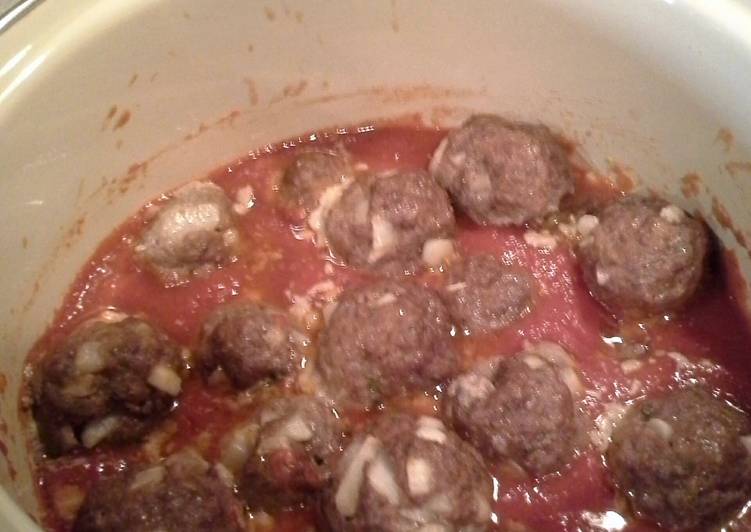 Recipe of Perfect easy and meatballs and spaghetti