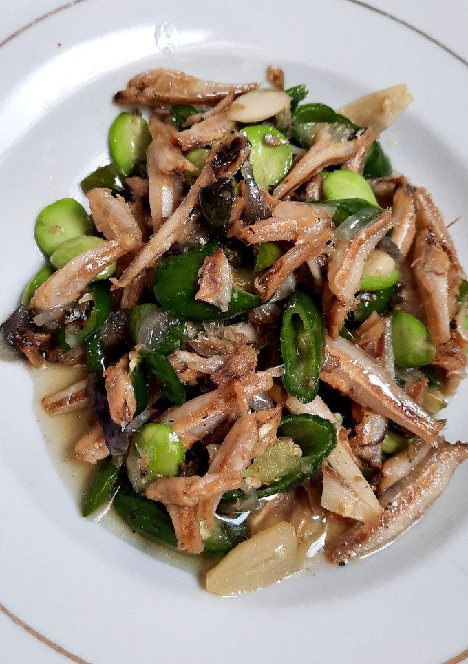 Foto resep Tumis Teri Pete Cabe Ijo