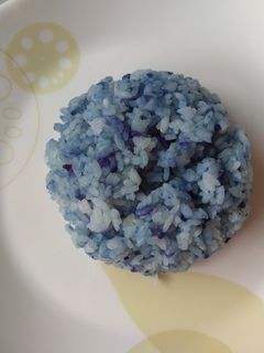 蝶豆花飯 的食譜成品照片