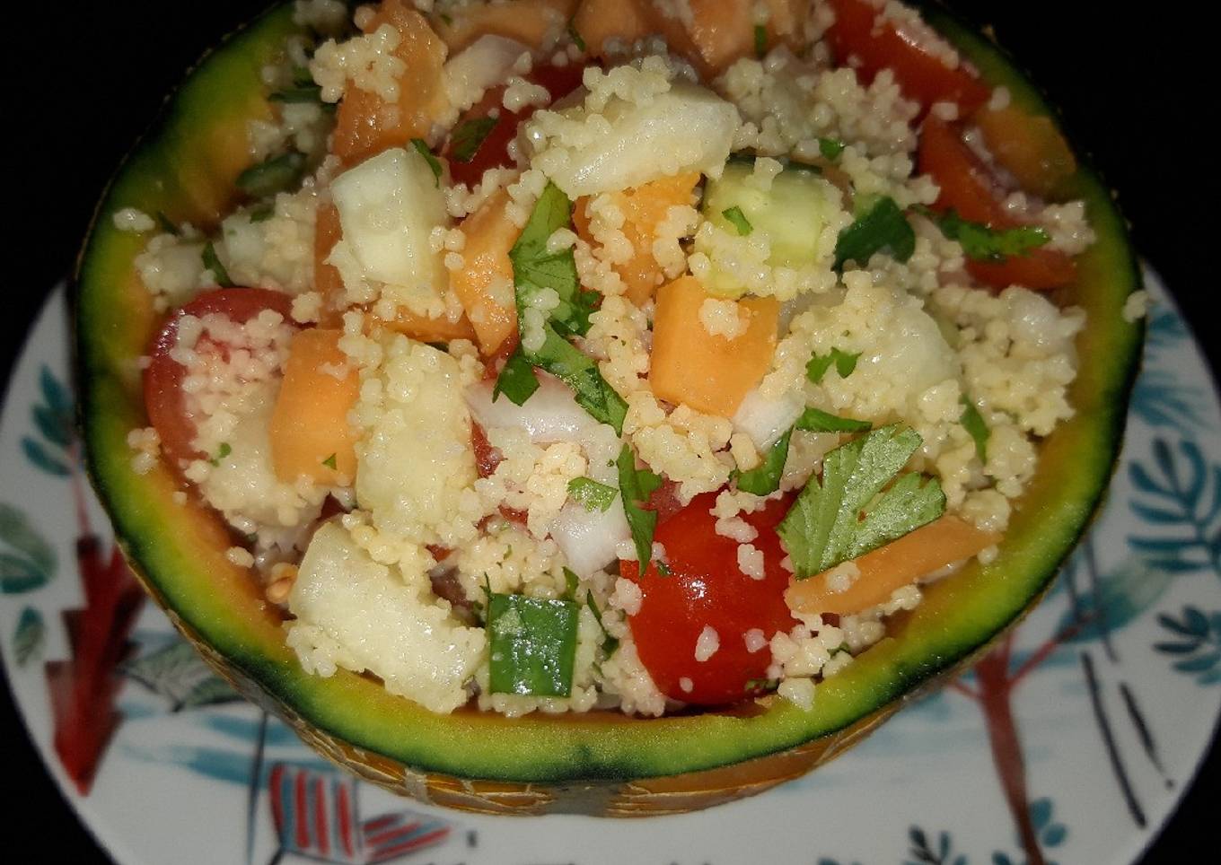 How to Make Speedy Taboulé au melon